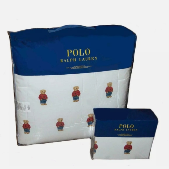 Ralph Lauren Bedding New Ralph Lauren Polo Bear 7 Piece Comforter